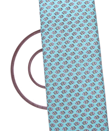 Sea Green Colour Buti Print Cotton Fabric